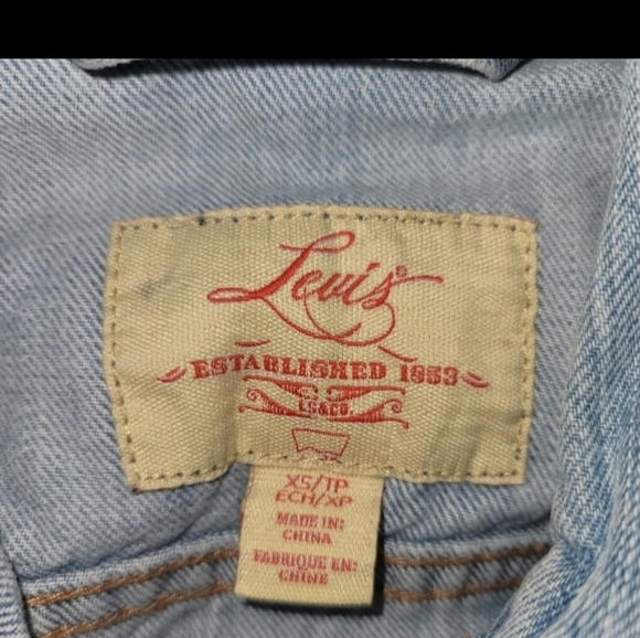 Levi’s Denim Jacket Established 1853 LS & Co. XS - Picture 9 of 12